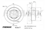 Tarcza hamulcowa FREMAX BD-8677