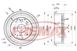 Bęben hamulcowy FREMAX BD-8958