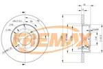 Tarcza hamulcowa FREMAX BD-9280