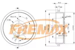Bęben hamulcowy FREMAX BD-9617