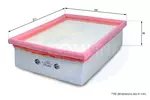 Filtr powietrza COMLINE EAF043