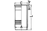 Tuleja cylindrowa KOLBENSCHMIDT 89934110