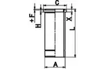 Tuleja cylindrowa KOLBENSCHMIDT 89846110