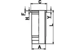 Tuleja cylindrowa KOLBENSCHMIDT 89328110