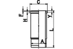 Tuleja cylindrowa KOLBENSCHMIDT 89497110