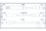 Przewody zapłonowe - zestaw ASTEMO-HITACHI 134214