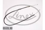 Linka hamulca postojowego LINEX 03.01.31 (Z prawej)
