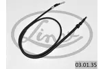 Linka hamulca postojowego LINEX 03.01.35 (Z przodu po prawej)