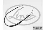 Linka hamulca postojowego LINEX 03.01.36 (Z przodu po prawej)