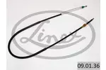Linka hamulca postojowego LINEX 09.01.36 (Z przodu po prawej)