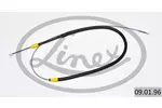 Linka hamulca postojowego LINEX 09.01.96 (Z przodu po prawej)