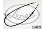 Linka hamulca postojowego LINEX 11.01.08 (Z przodu po prawej)