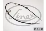 Linka hamulca postojowego LINEX 11.01.34 (Z przodu z lewej)