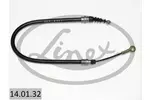 Linka hamulca postojowego LINEX 14.01.32 (Z przodu z lewej)