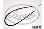 Linka hamulca postojowego LINEX 14.01.92 (Z przodu po prawej)
