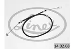Linka hamulca postojowego LINEX 14.02.68 (Z przodu po prawej)