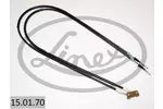 Linka hamulca postojowego LINEX 15.01.70 (Z tyłu)