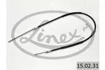 Linka hamulca postojowego LINEX 15.02.31 (Z przodu po prawej)