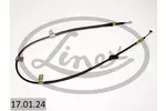 Linka hamulca postojowego LINEX 17.01.24 (Z przodu po prawej)