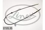 Linka hamulca postojowego LINEX 17.01.35 (Z przodu z lewej)