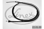 Linka hamulca postojowego LINEX 22.01.03 (Z przodu po prawej)
