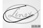Linka hamulca postojowego LINEX 22.01.09 (Z przodu po prawej)