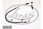 Linka hamulca postojowego LINEX 26.01.07 (Z przodu po prawej)