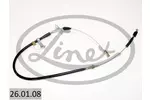 Linka hamulca postojowego LINEX 26.01.08 (Z przodu z lewej)