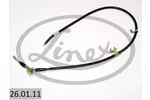 Linka hamulca postojowego LINEX 26.01.11 (Z przodu po prawej)