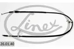 Linka hamulca postojowego LINEX 26.01.40 (Z przodu z lewej)