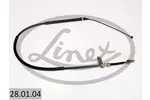 Linka hamulca postojowego LINEX 28.01.04 (Z przodu z lewej)
