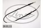 Linka hamulca postojowego LINEX 28.01.11 (Z przodu po prawej)