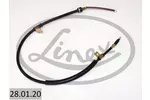 Linka hamulca postojowego LINEX 28.01.20 (Z przodu po prawej)
