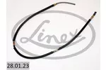 Linka hamulca postojowego LINEX 28.01.23 (Z przodu z lewej)