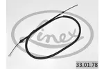 Linka hamulca postojowego LINEX 33.01.78 (Z przodu po prawej)