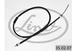 Linka hamulca postojowego LINEX 35.02.07 (Z przodu po prawej)