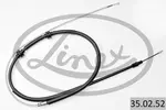 Linka hamulca postojowego LINEX 35.01.53 (Z tyłu z lewej)