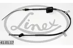 Linka hamulca postojowego LINEX 41.01.17 (Z przodu po prawej)