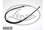 Linka hamulca postojowego LINEX 44.01.70 (Z tyłu)