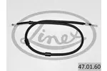 Linka hamulca postojowego LINEX 47.01.60 (Z tyłu z lewej)