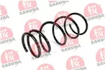 Sprężyna zawieszenia SAKURA 4023726 (Oś przednia)