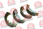 Szczęki hamulcowe - komplet SAKURA 602-20-3845 (Oś tylna)