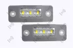 Oświetlenie tablicy rejestracyjnej ABAKUS L03-210-0012LED (Z obu stron)