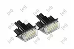 Oświetlenie tablicy rejestracyjnej ABAKUS L51-210-0002LED (Z obu stron)