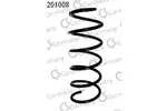 Sprężyna zawieszenia CS GERMANY 14.201.008 (Oś przednia)