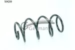 Sprężyna zawieszenia CS GERMANY 14.504.209 (Oś przednia)
