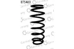 Sprężyna zawieszenia CS GERMANY 14.875.403 (Oś przednia)
