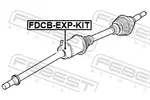 Łożysko półosi napędowej FEBEST FDCB-EXP-KIT (Oś przednia)
