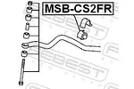 Tuleja stabilizatora FEBEST MSB-CS2FR (Oś przednia po obydwu stronach) - fot.2