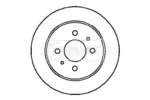 Tarcza hamulcowa BORG & BECK BBD4198